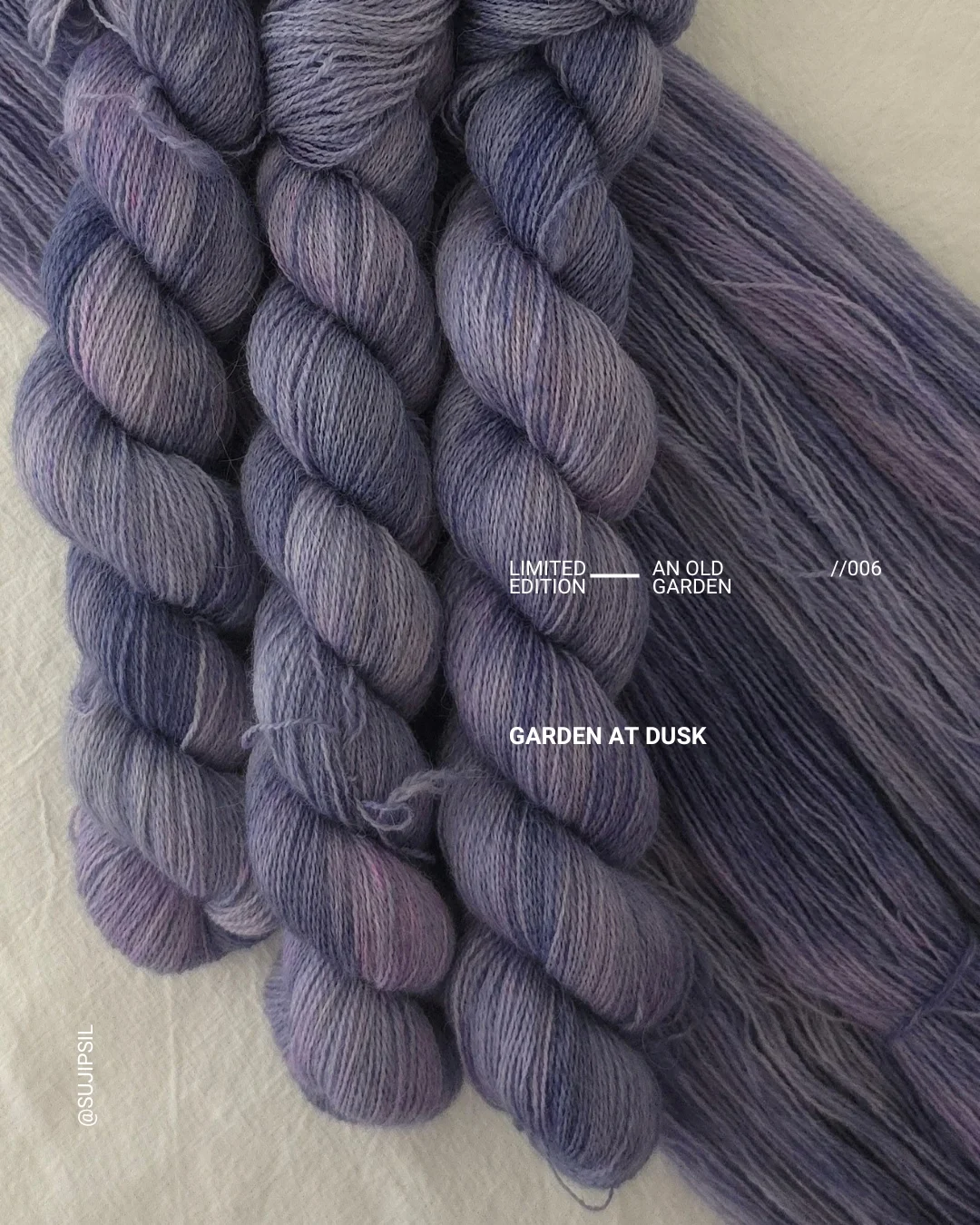 Garden at Dusk hand-dyed yarn