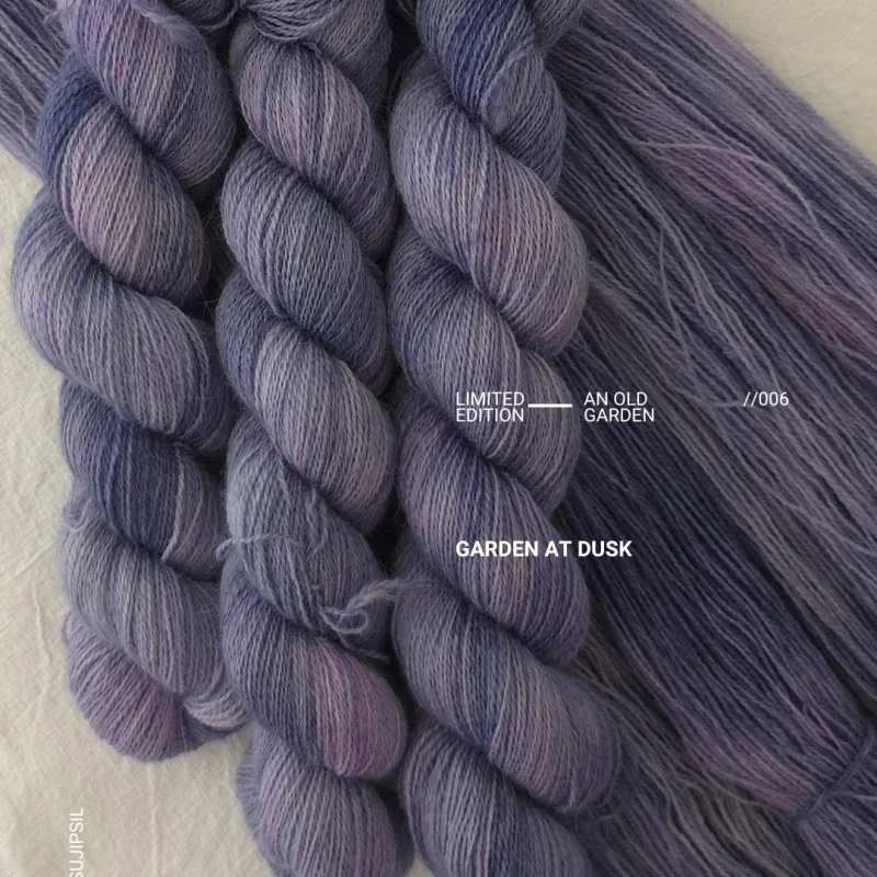 Garden at Dusk — BFL Alpaca Cashmere Lace