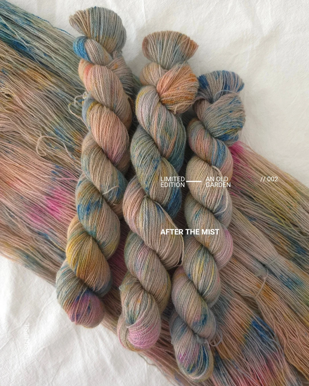 After the Mist hand-dyed yarn