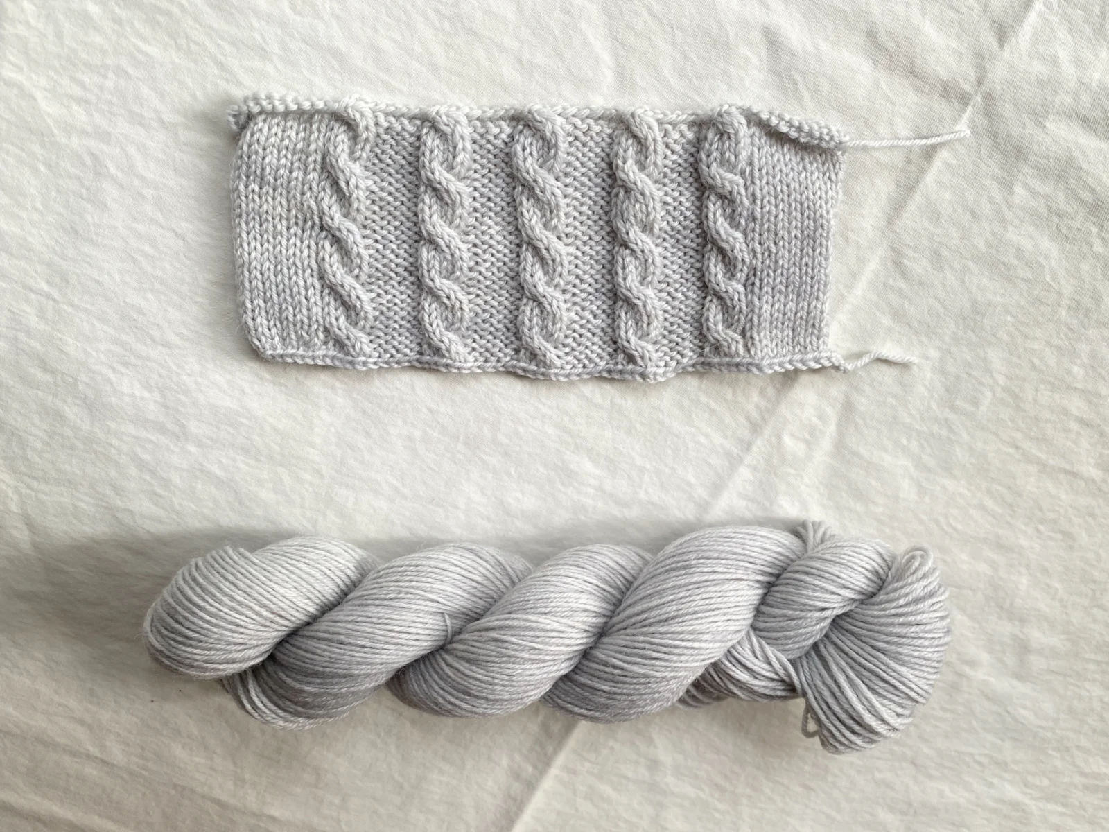 Grey 1.0 hand-dyed yarn