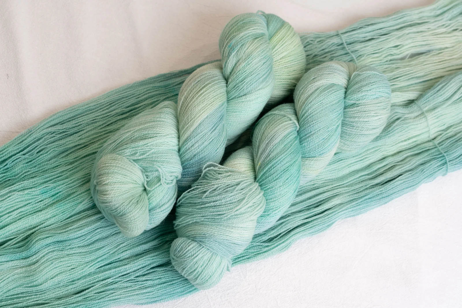 Summer Sea hand-dyed yarn — image 2